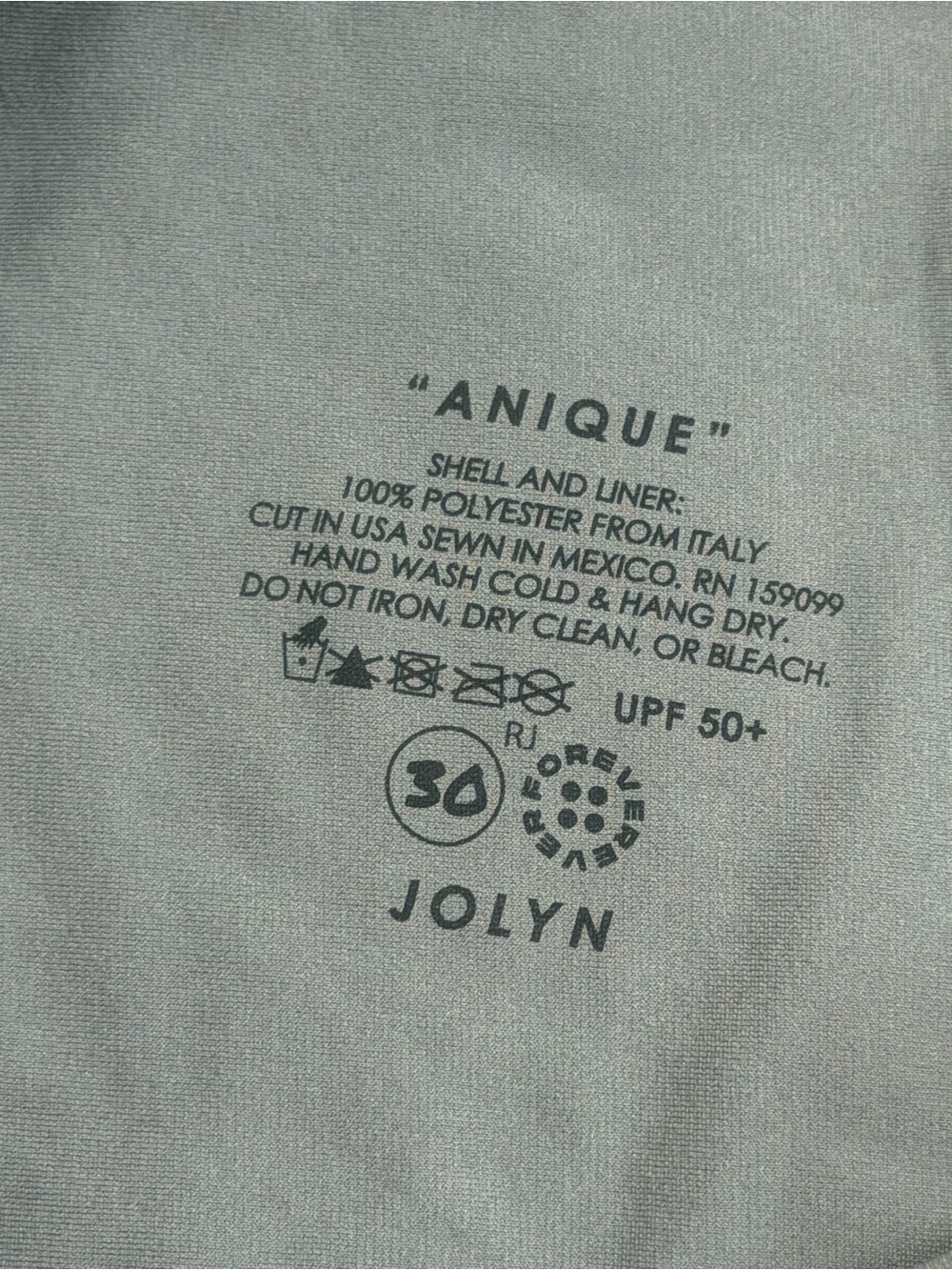 Jolyn Anique Red Waterpolo One-Piece Swim Suit Size 30 - Picture 6 of 9